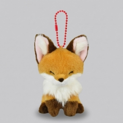 어뮤즈 여우인형 부드러운 동물 키링인형 볼체인 12.5cm