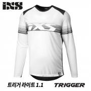 iXS 트리거 라이트 1.1 긴팔 저지 -화이트-블랙