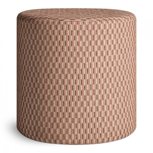 Bumper Indoor/Outdoor Ottoman Small - Sunbrella Clay