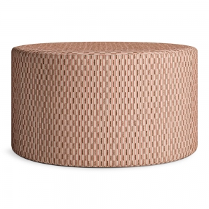 Bumper Indoor/Outdoor Ottoman Large - Sunbrella Clay