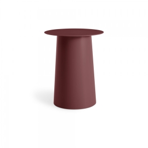 Circula Side Table Tall - Oxblood