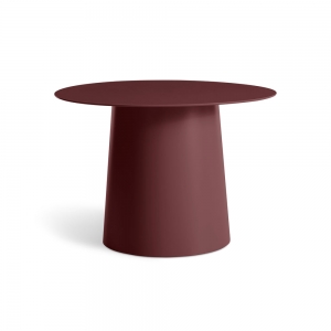 Circula Side Table Low - Oxblood