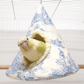 꼬깔 자연화 뽀송 방수 포치 앵무새 침대