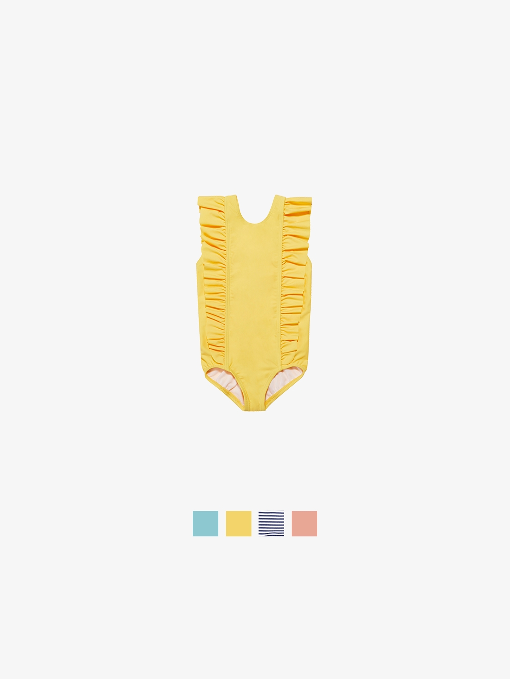 뉴 프릴 원피스 여아수영복 (4color)
