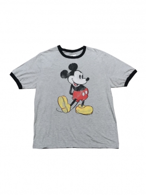 [빈티지] 디즈니 미키마우스 그레이 티셔츠 / 2206-A-M68