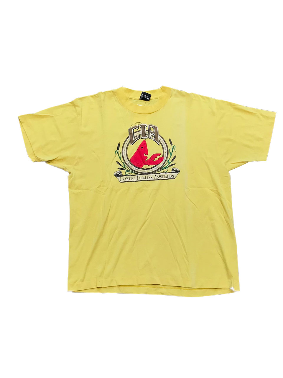 [빈티지] 크로우 피쉬 옐로우 티셔츠 (100 / 2206-A-M40)