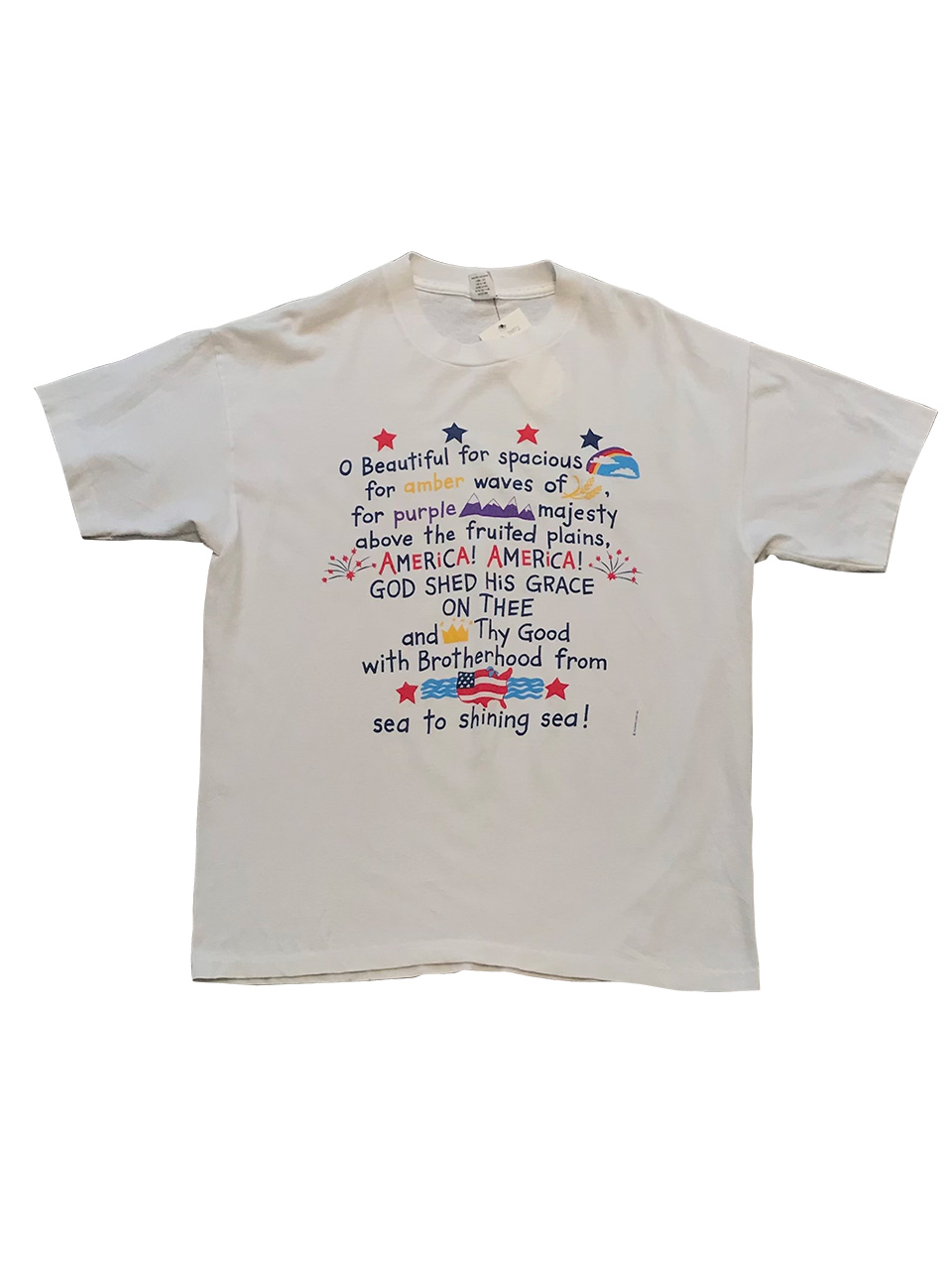 [빈티지] 아메리카 레터링 티셔츠 (100 / 2206-A-M63)