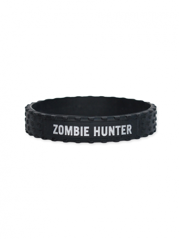 Zombie Hunter Band M - Black-SilverText