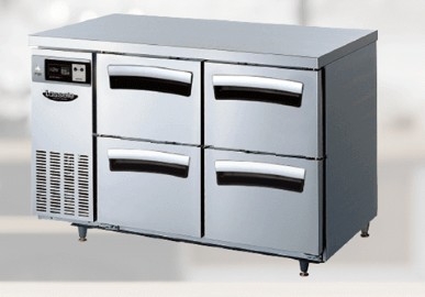 서랍식 테이블냉장고 1200 냉장4칸 라셀르 LT-1224R-DD