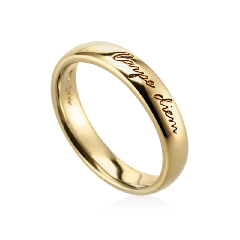 Carpediem ring (M) 14k gold