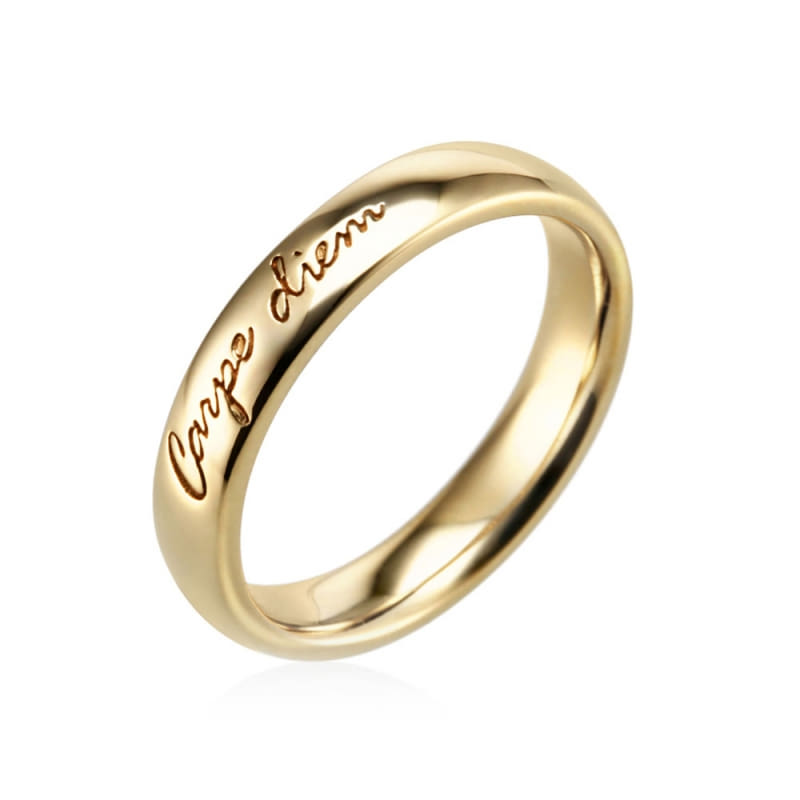 Carpediem ring (M) 14k gold