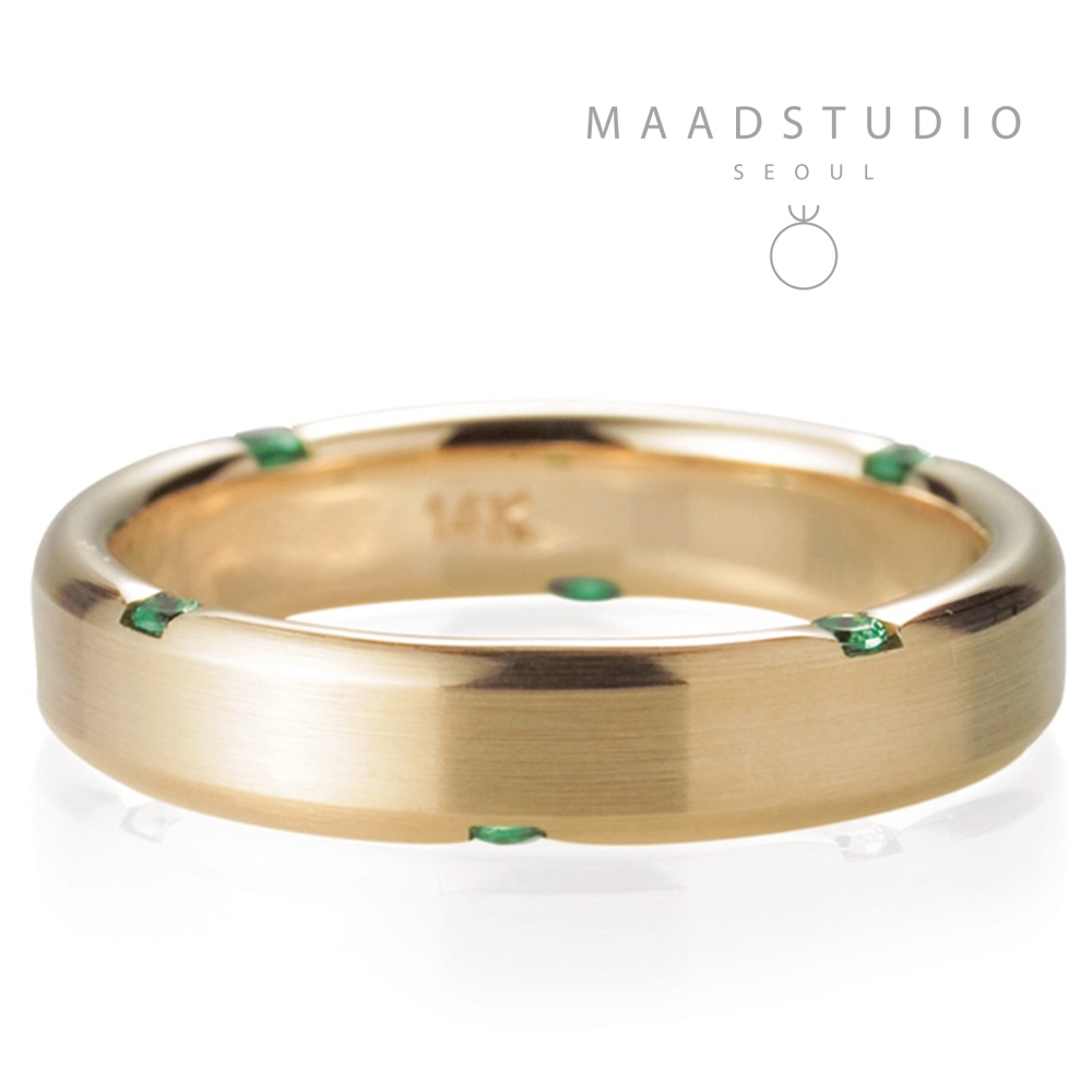 가이던스링 (소) 14k green CZ