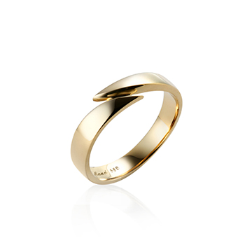 Orchid ring (S) 14k gold