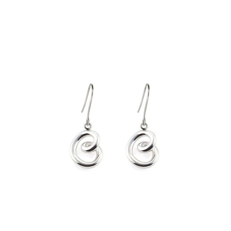 Love heart drop earring (S) Sterling silver