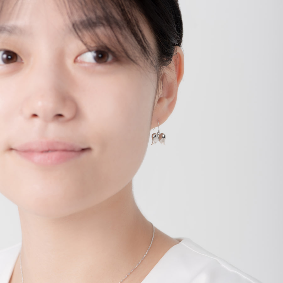 천사의 날개 고리 귀걸이 (소) Silver_925 천사의 날개 고리 귀걸이 (소) Silver_925