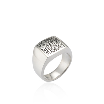 Alchemist ring (M) Sterling silver