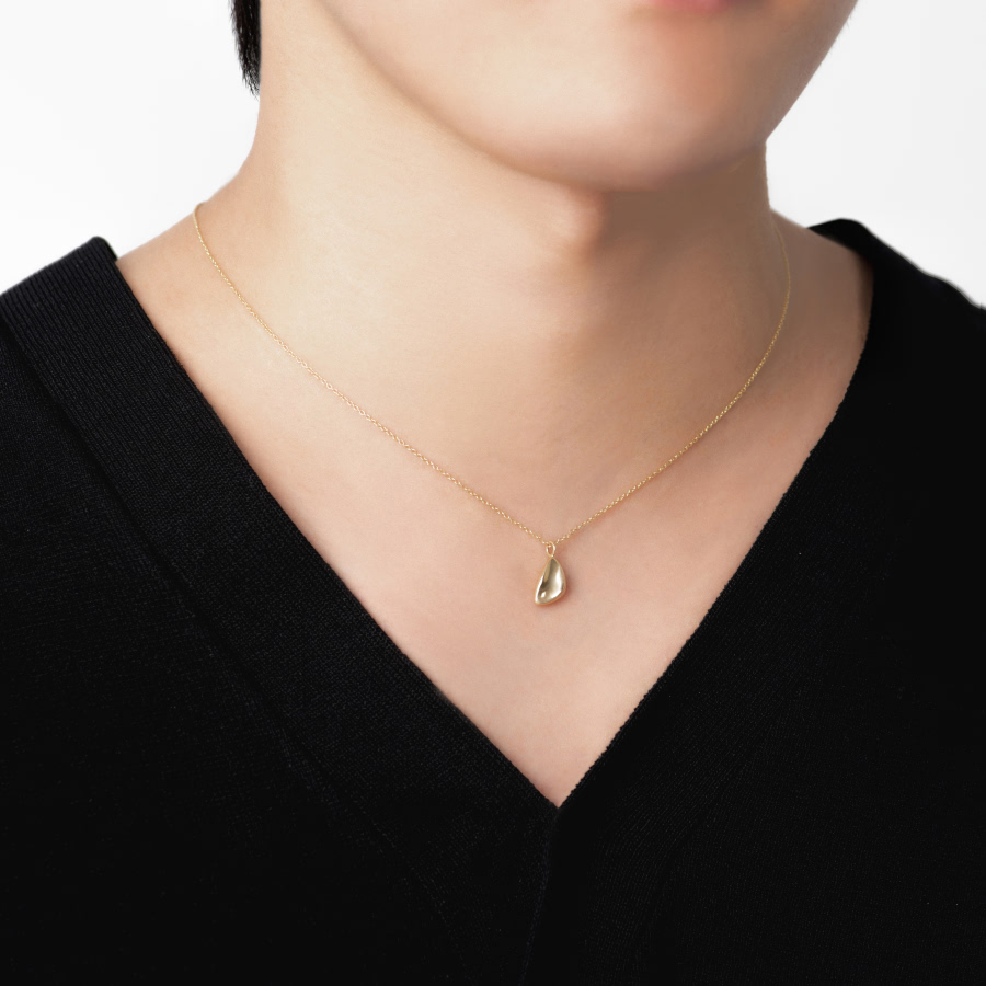 씨앗 커플목걸이 (중+중) 14k