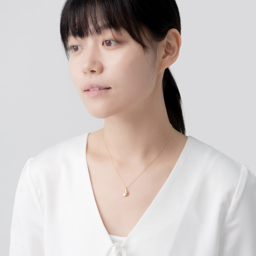 씨앗 커플목걸이 (중+중) 14k