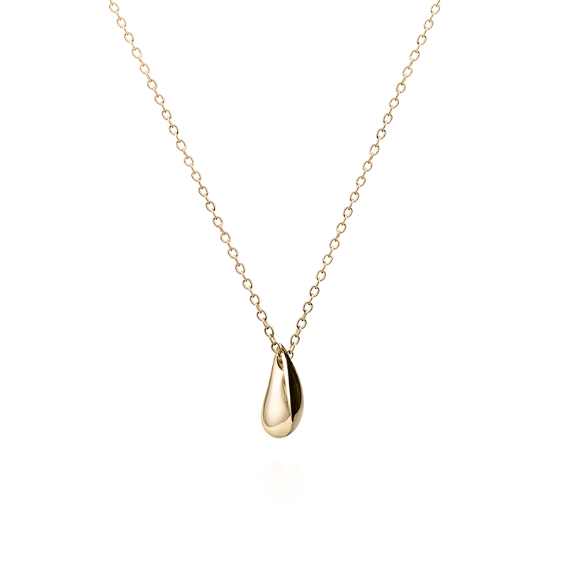 Dewdrop pendant 14k gold