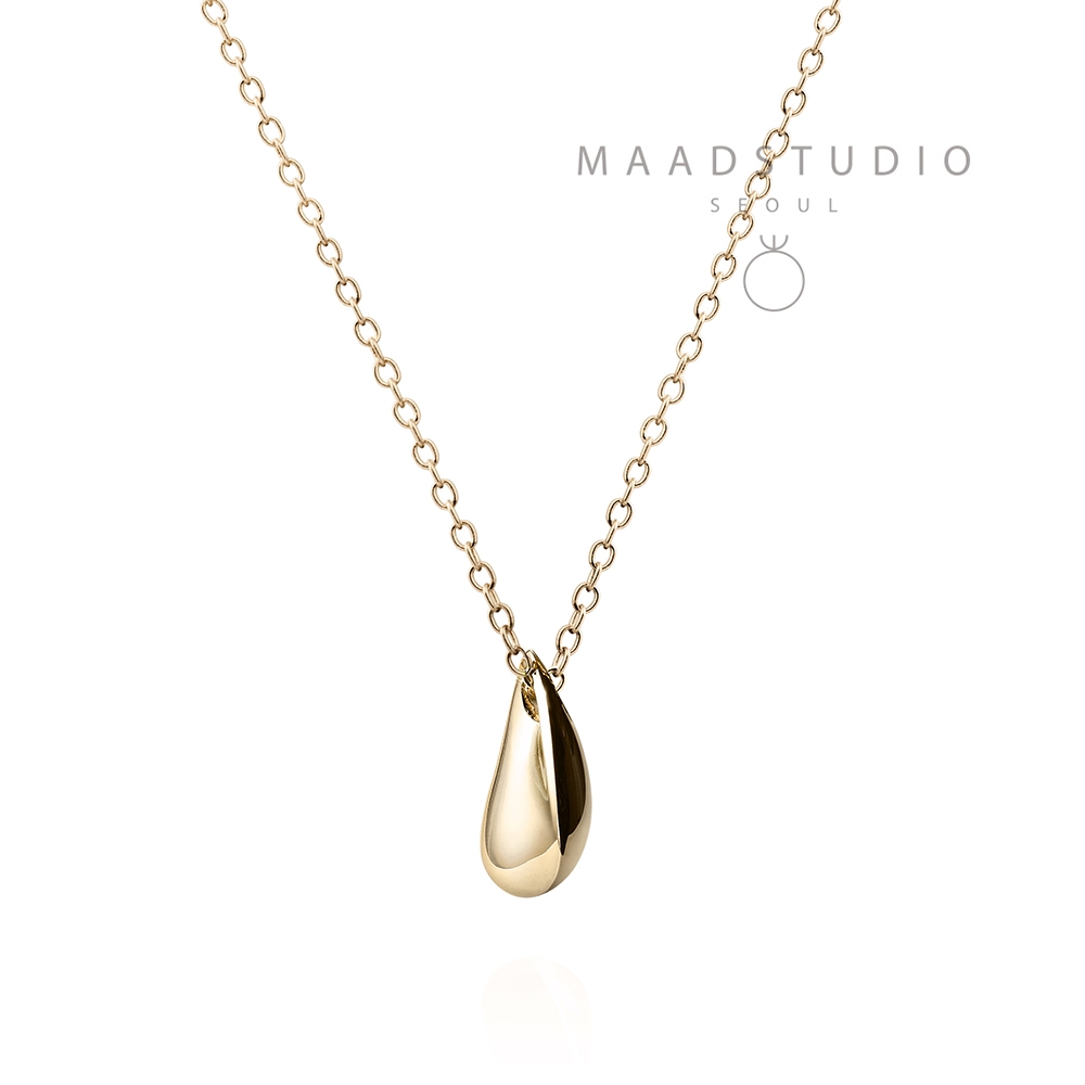 Dewdrop pendant 14k gold