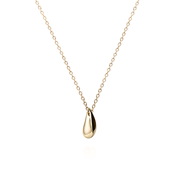 Dewdrop pendant 14k gold