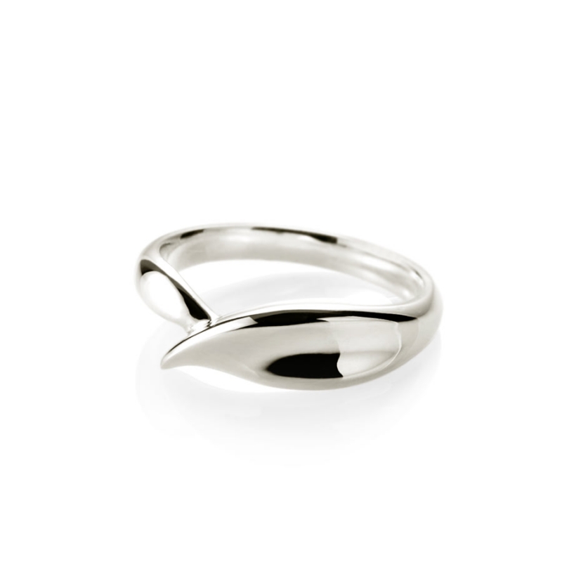 Willow leaf ring (S) Sterling silver