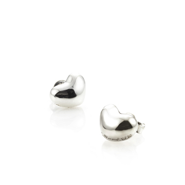 Cumulus heart earring Sterling silver