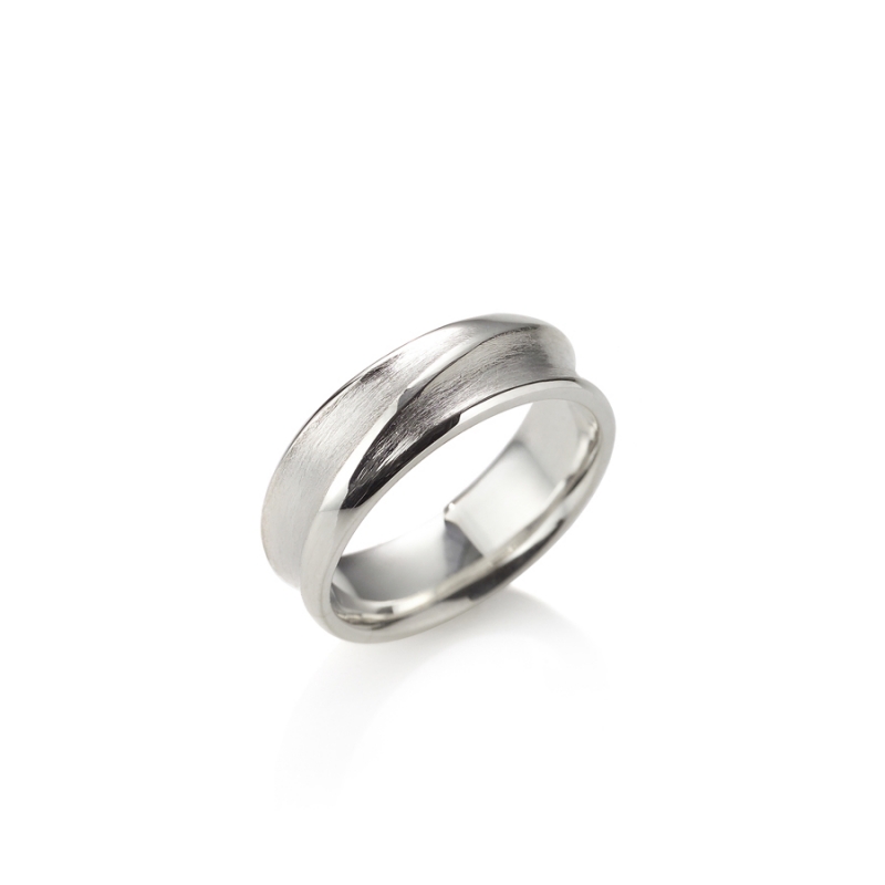 Eternity ring (L) hairline Sterling silver
