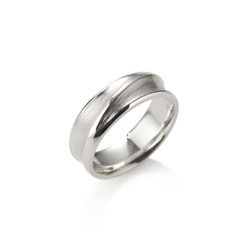 Eternity ring (L) hairline Sterling silver