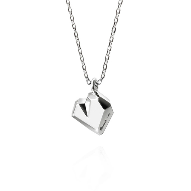 아이스하트 목걸이 Silver_925