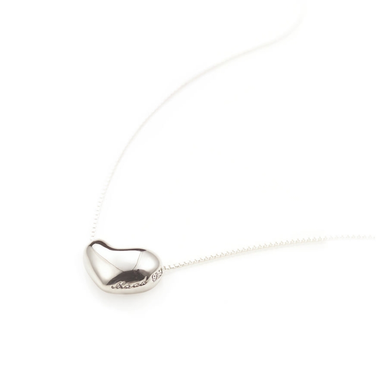Cumulus heart pendant Sterling silver