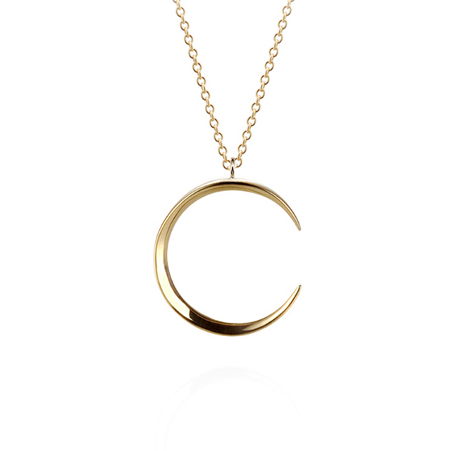 월령 목걸이 (중) 14k