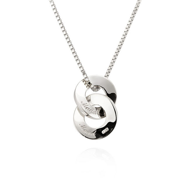 연 더블 목걸이 (중) Silver_925