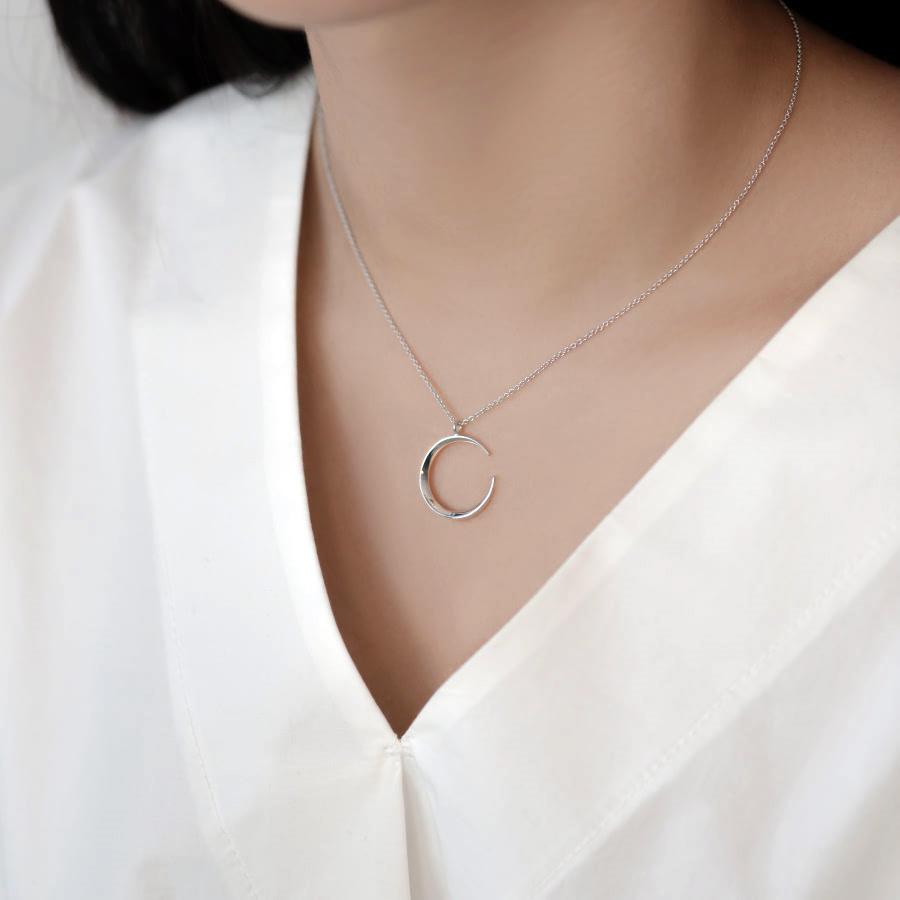 월령 목걸이 (중) Silver_925