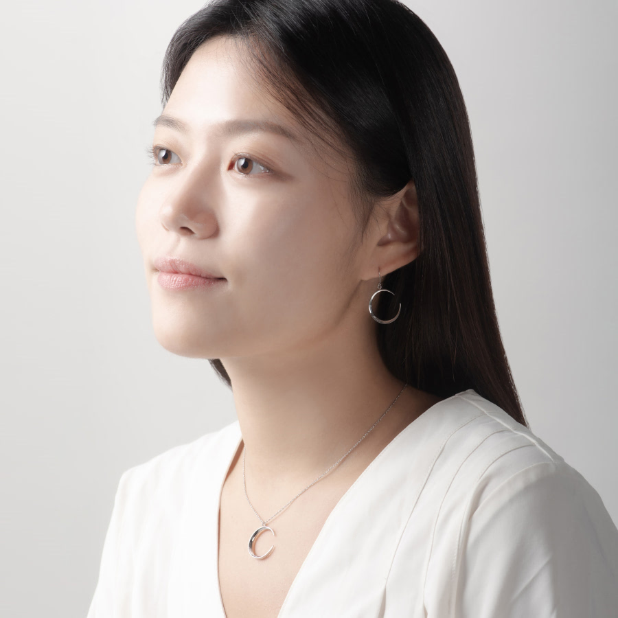 월령 목걸이 (중) Silver_925