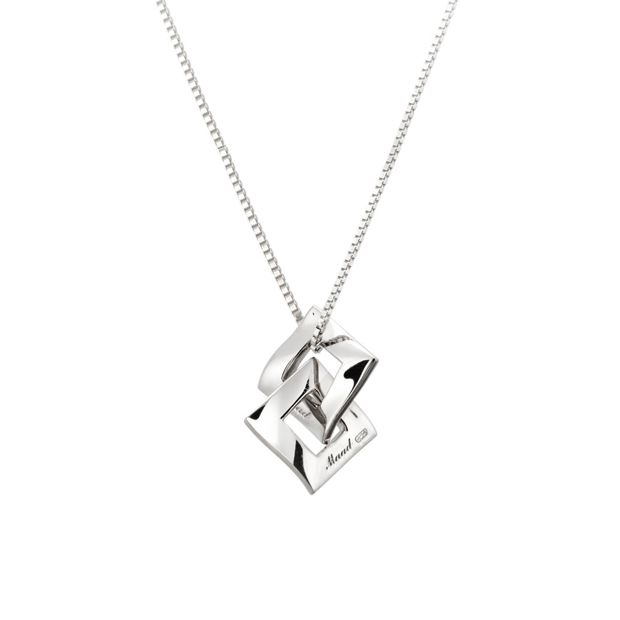 Kyul III double pendant (M) Sterling silver