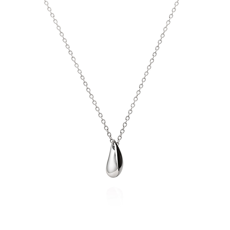 Dewdrop pendant 14k white gold