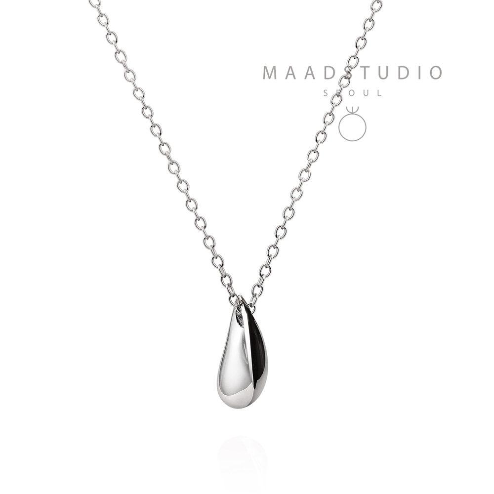 Dewdrop pendant 14k white gold