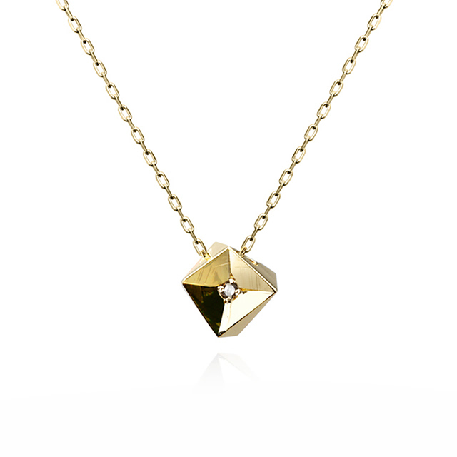 결정III 목걸이 14k diamond