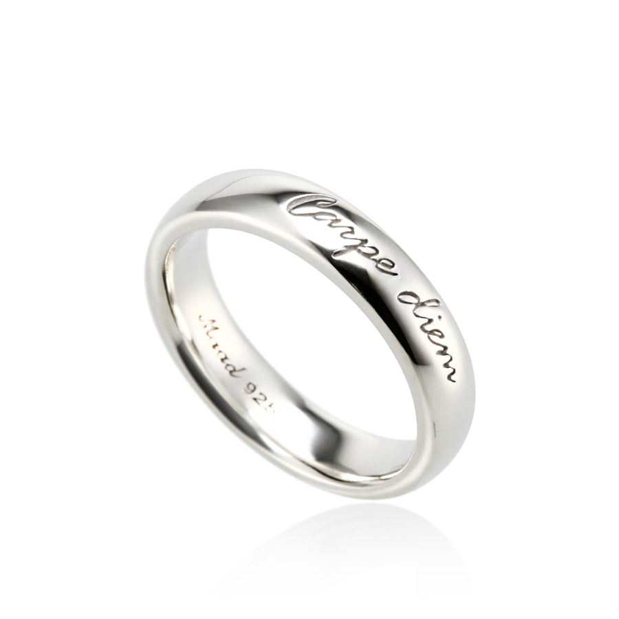 Carpediem ring (M) Sterling silver