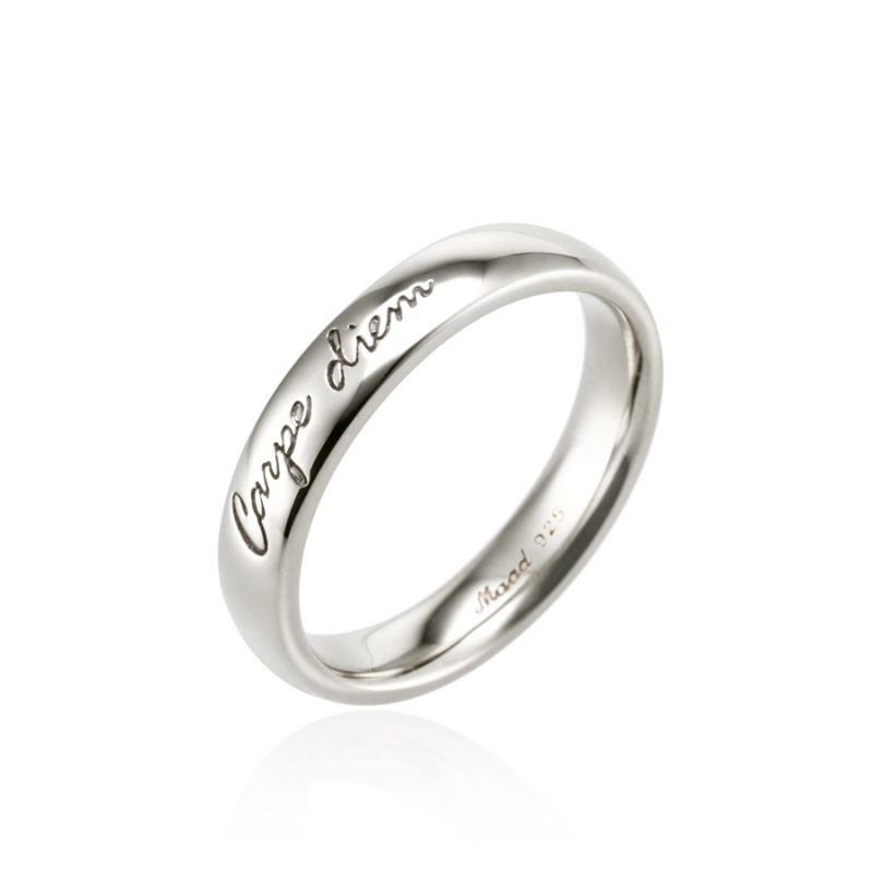 Carpediem ring (M) Sterling silver