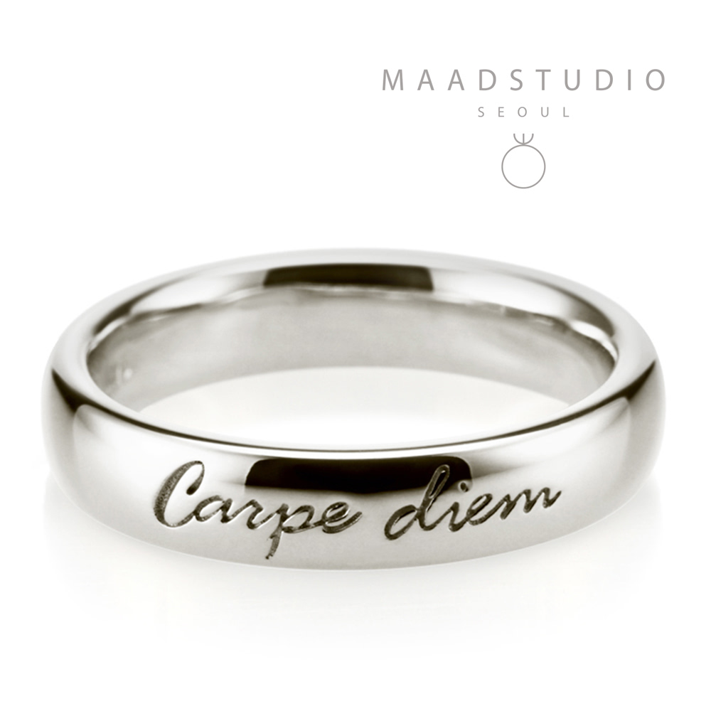 Carpediem ring (M) Sterling silver