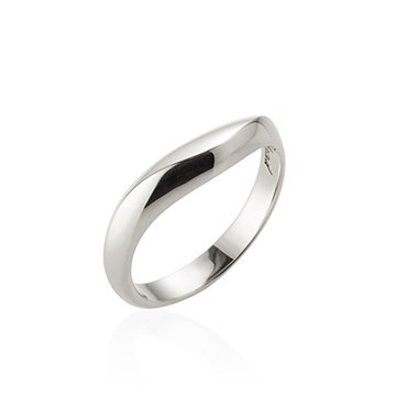 Lake wave ring (M) Sterling silver