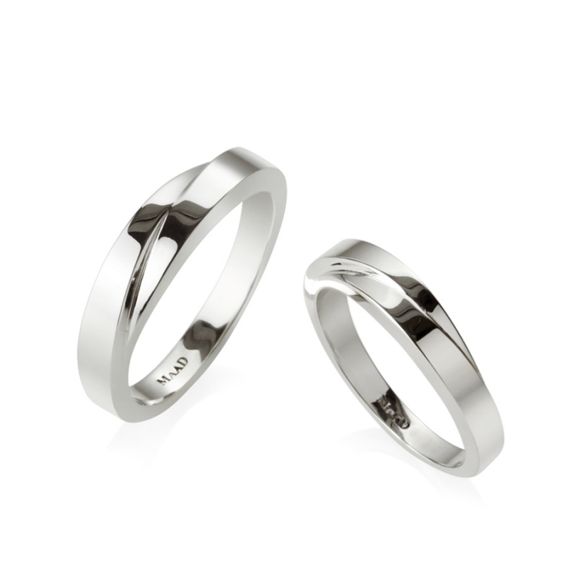 Unison couple ring Set (L&M) Sterling silver