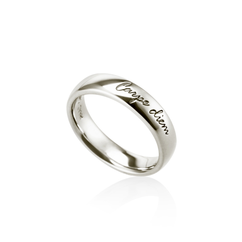 Carpediem ring (L) Sterling silver