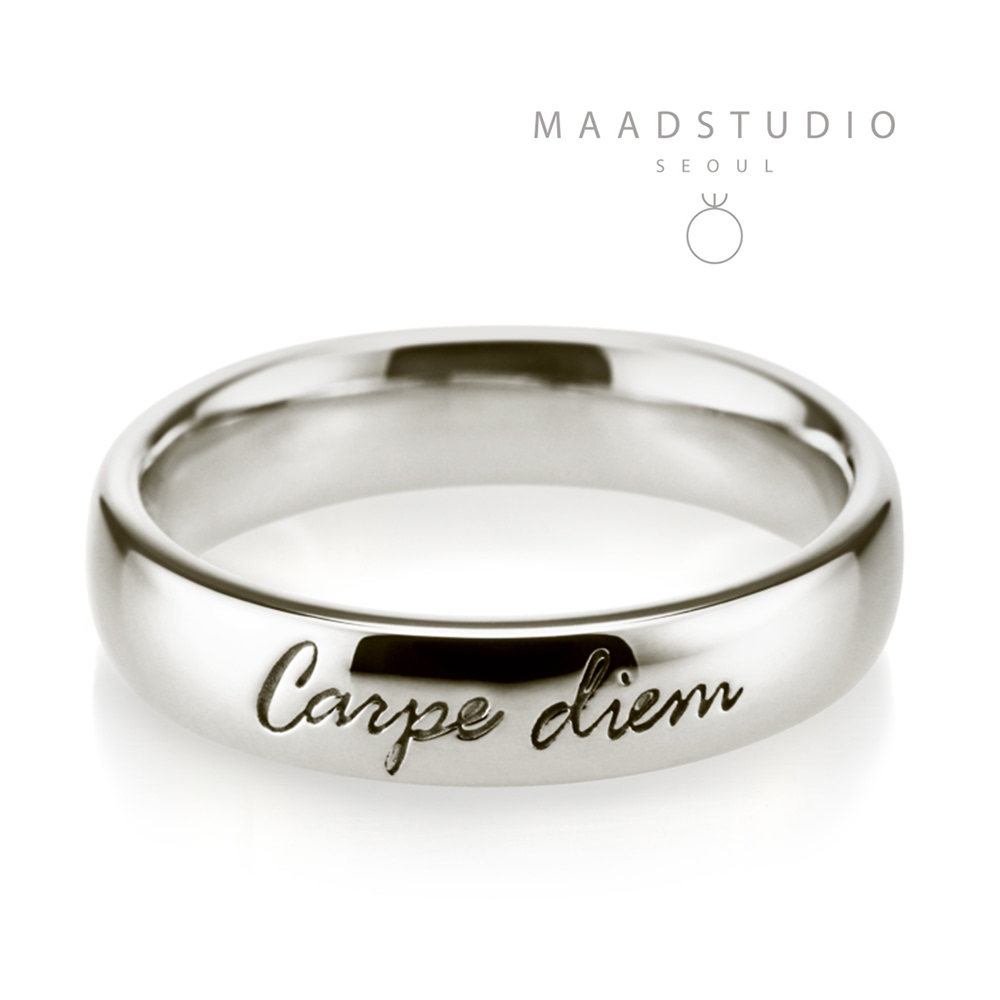 Carpediem ring (L) Sterling silver