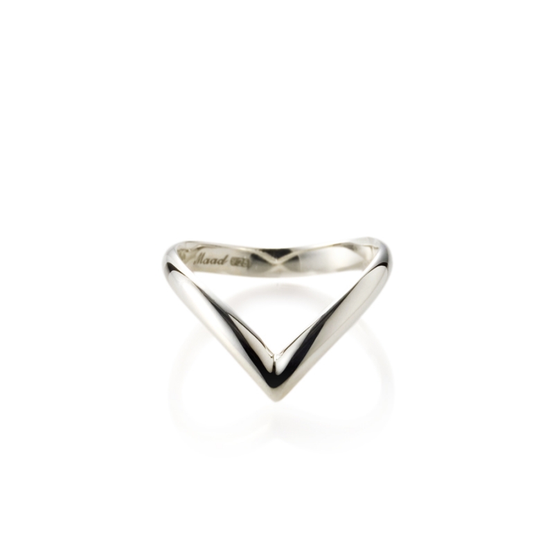 Love heart II ring (M) Sterling silver