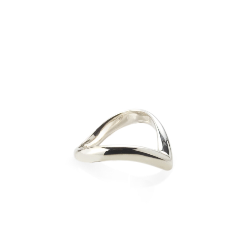 Love heart II ring (M) Sterling silver