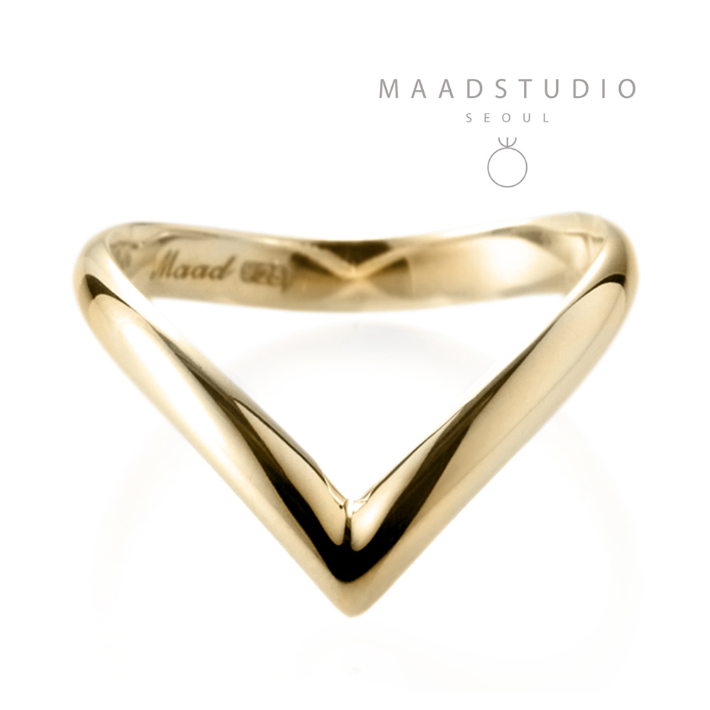 Love heart II ring (M) 14k gold