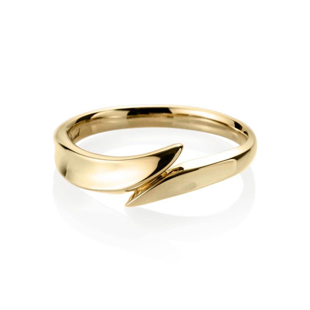 Neofinetia ring (M) 14k gold